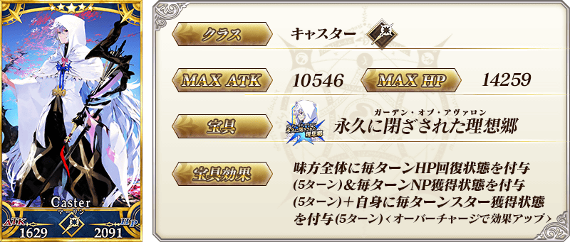 サーヴァント詳細