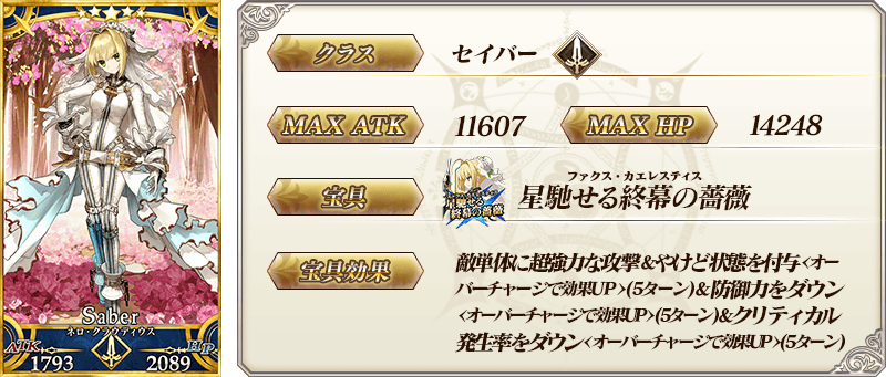 サーヴァント詳細