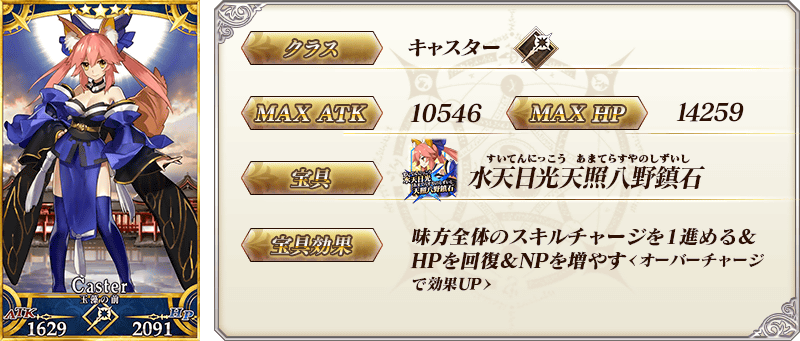 サーヴァント詳細