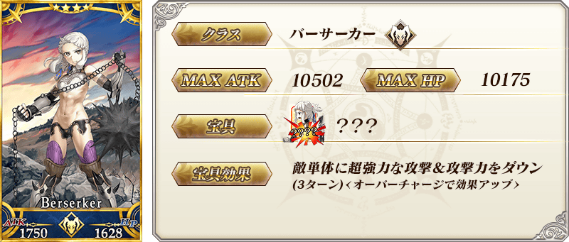 サーヴァント詳細