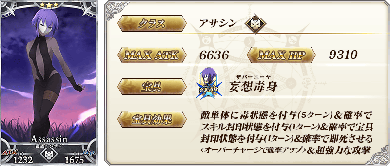 サーヴァント詳細