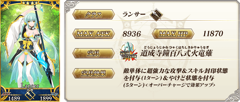 サーヴァント詳細