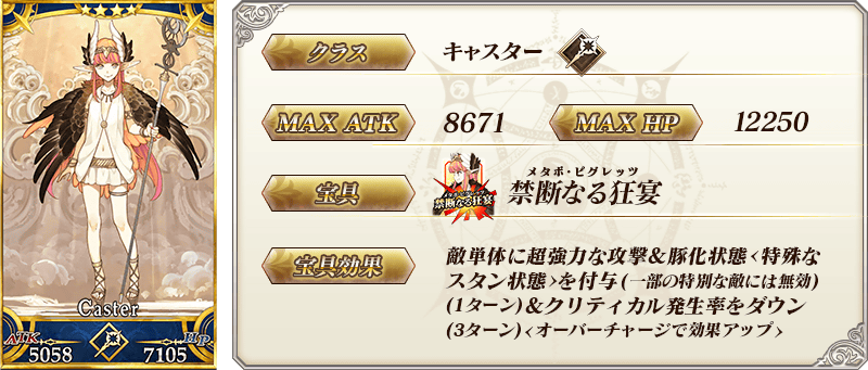 サーヴァント詳細