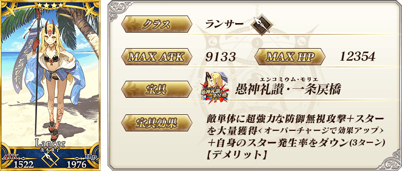 サーヴァント詳細