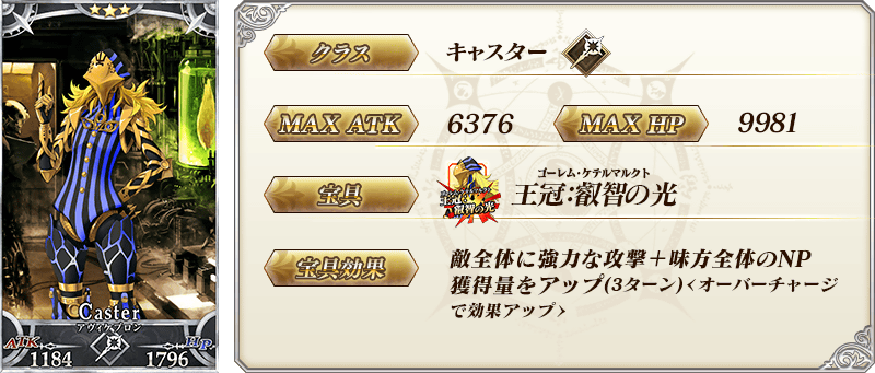 サーヴァント詳細