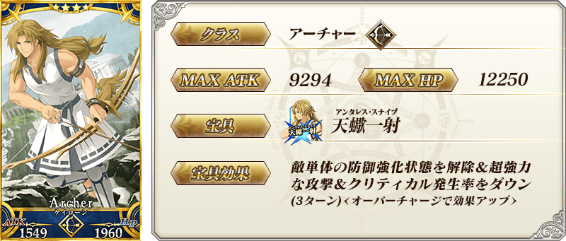 サーヴァント詳細