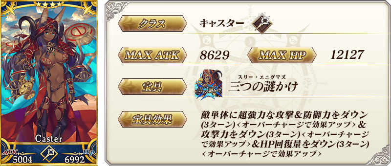 サーヴァント詳細