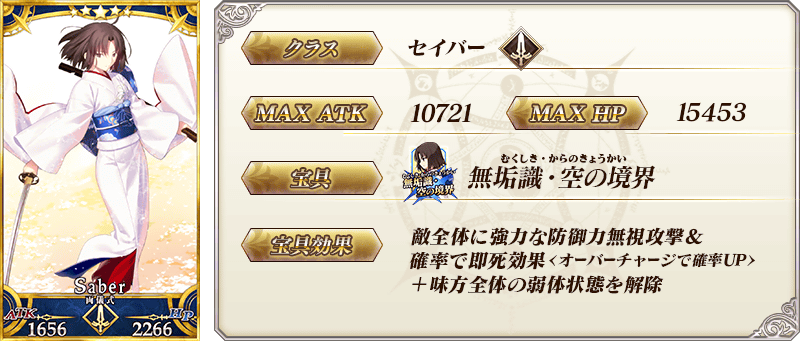 サーヴァント詳細