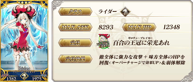 サーヴァント詳細