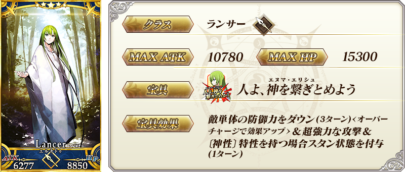 サーヴァント詳細