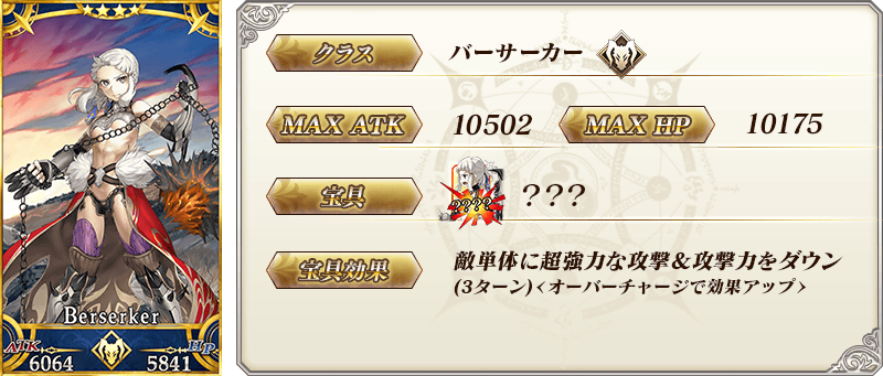 サーヴァント詳細