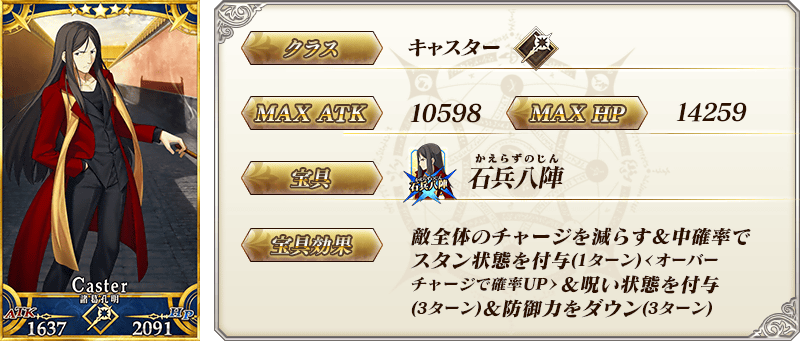 サーヴァント詳細