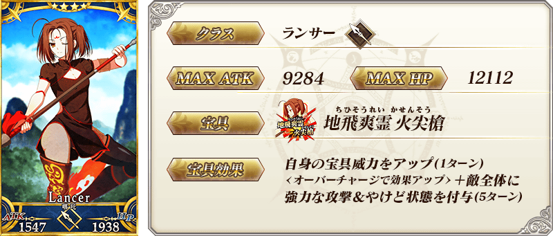 サーヴァント詳細