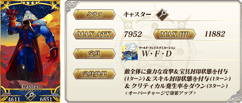 サーヴァント詳細