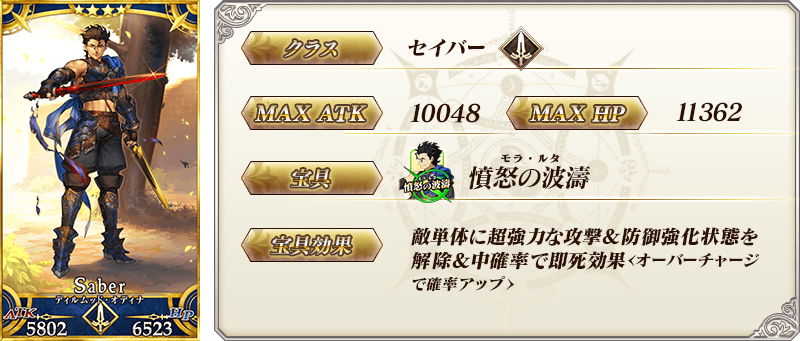 サーヴァント詳細