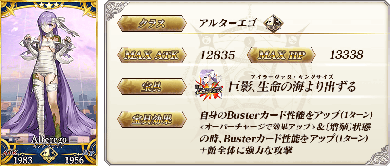 サーヴァント詳細