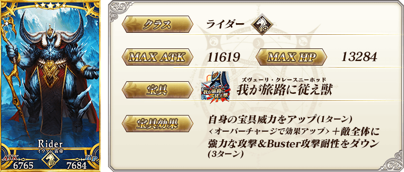 サーヴァント詳細