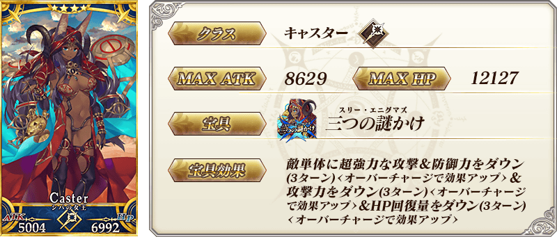 サーヴァント詳細